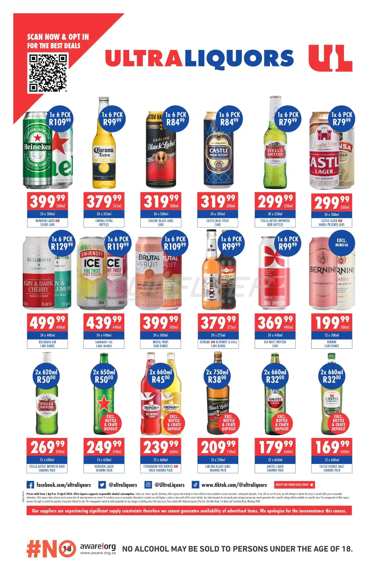 Ultra Liquors Catalogue