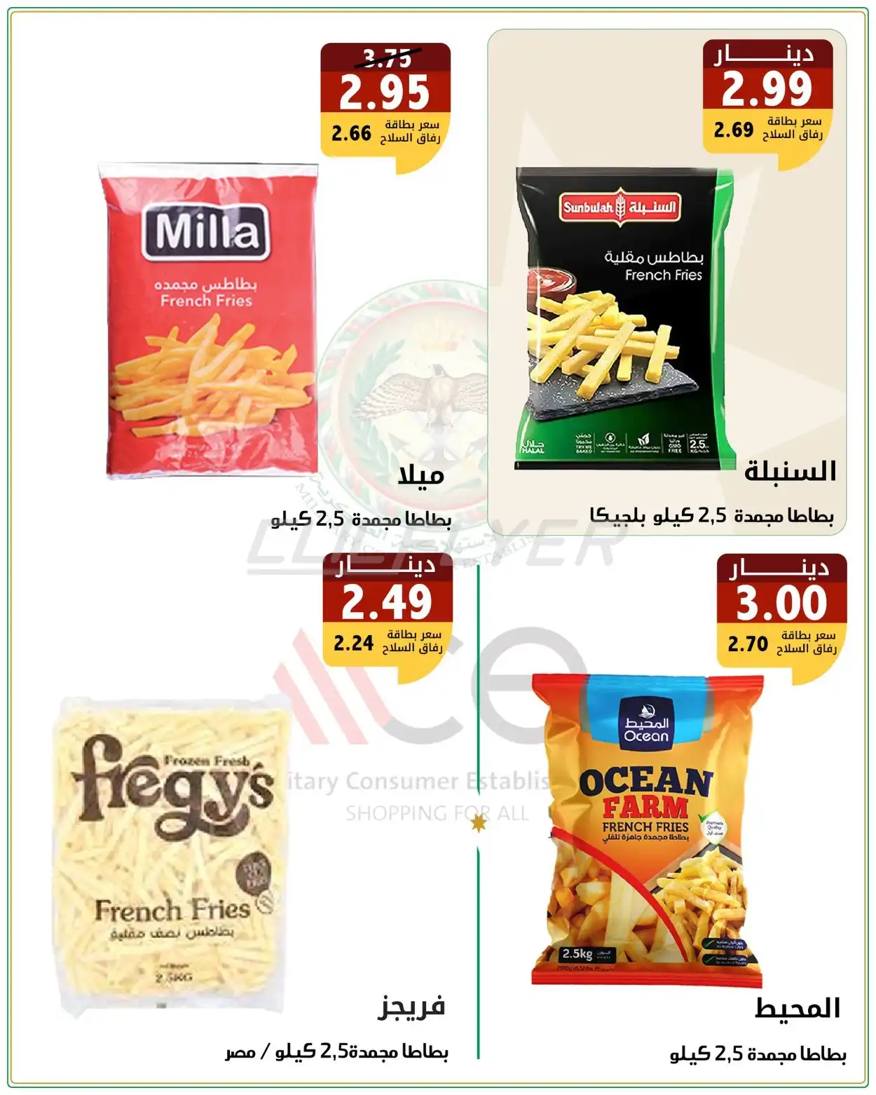 Military Consumer Establishment  