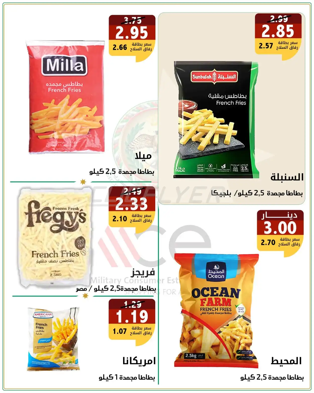 Military Consumer Establishment  