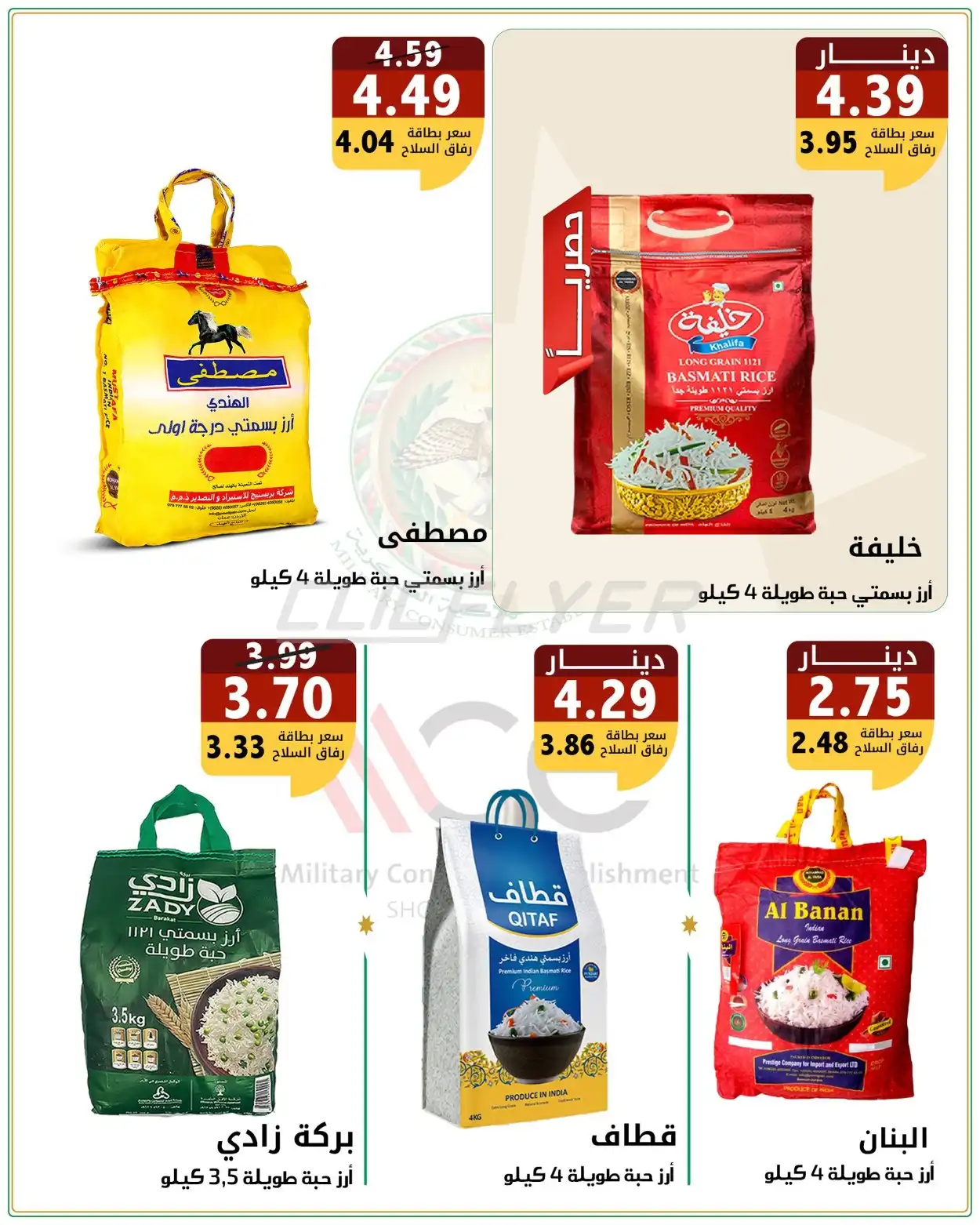 Military Consumer Establishment  