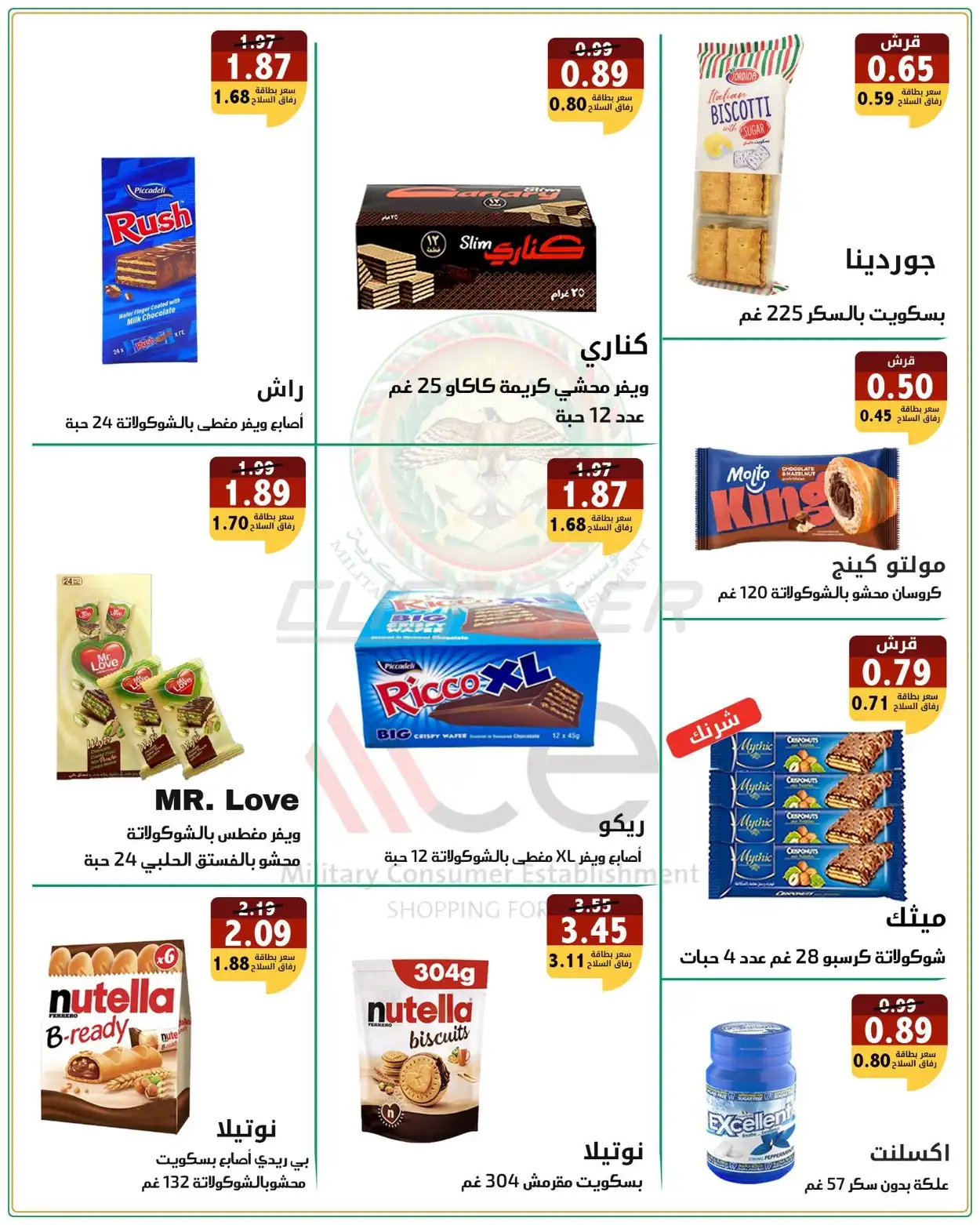 Military Consumer Establishment  