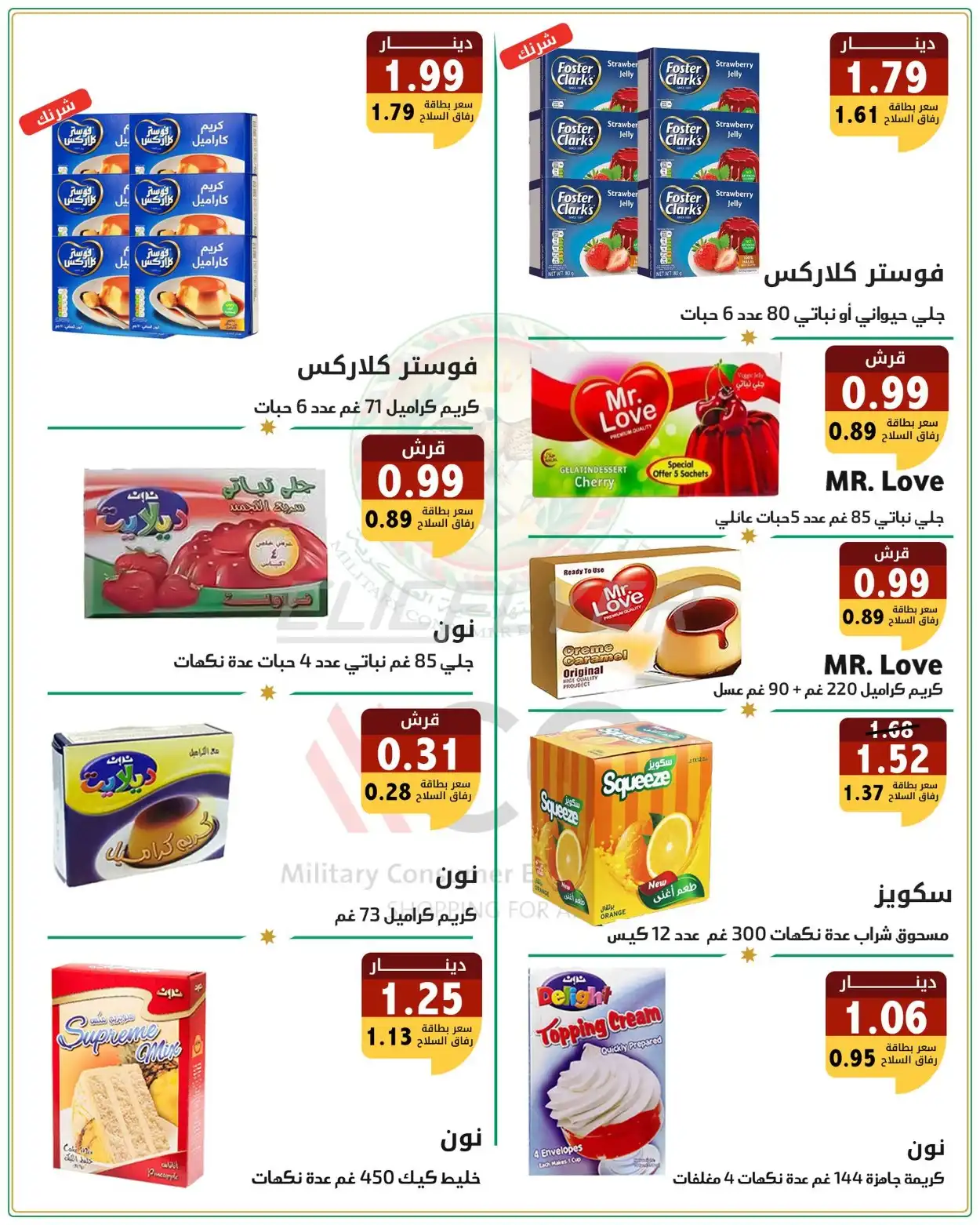 Military Consumer Establishment  