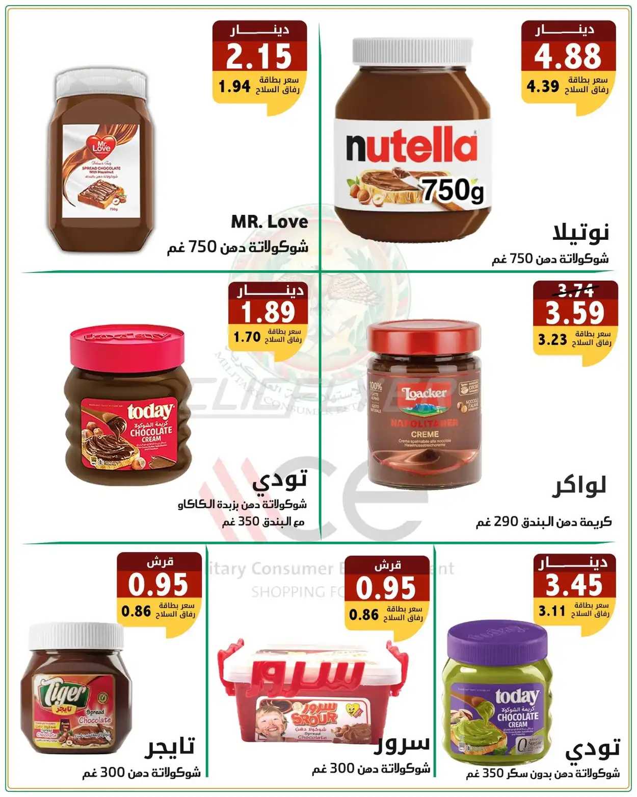 Military Consumer Establishment  