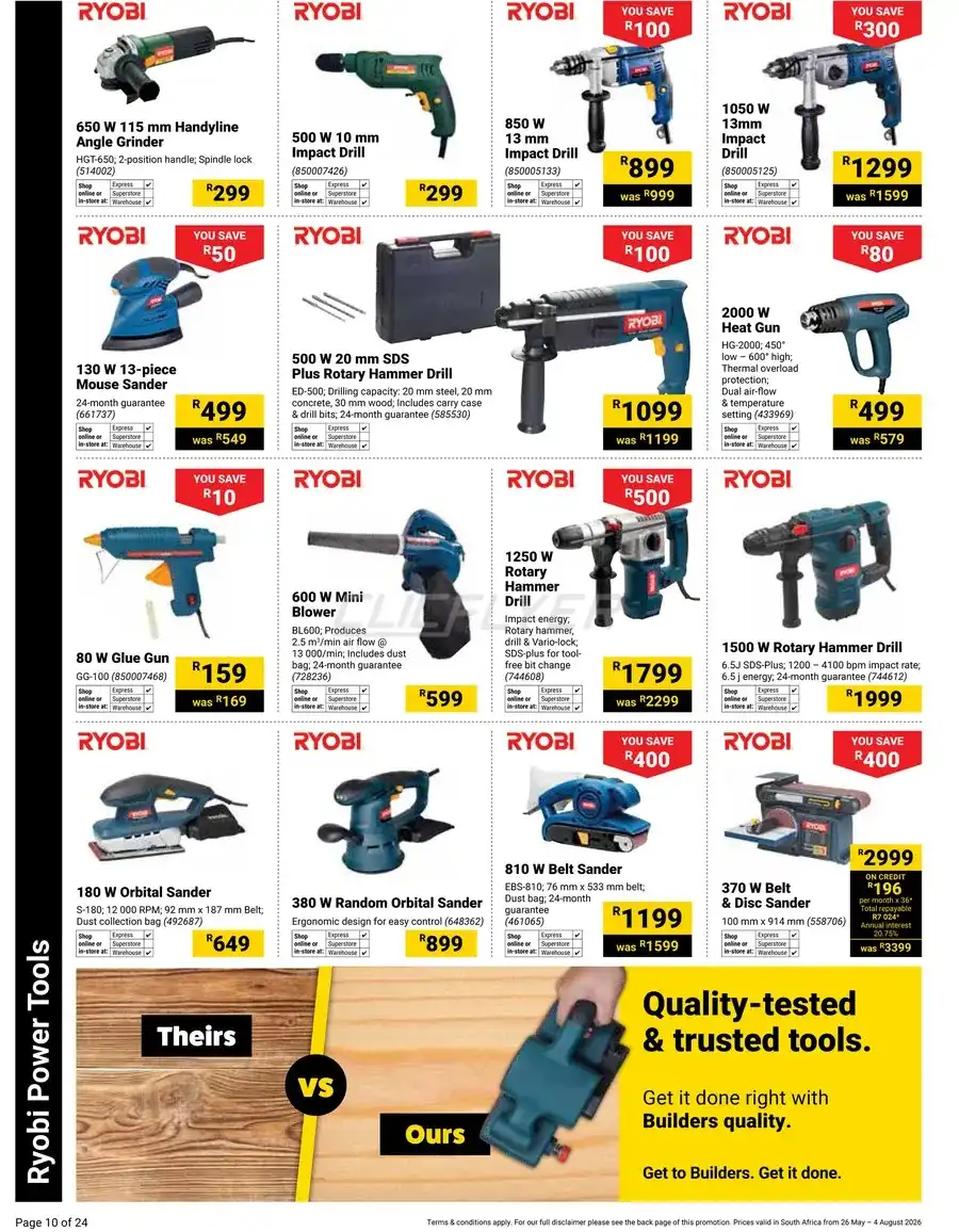 Builders Catalogue
