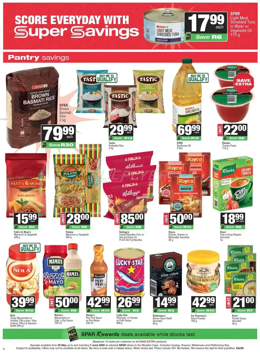Spar Catalogue