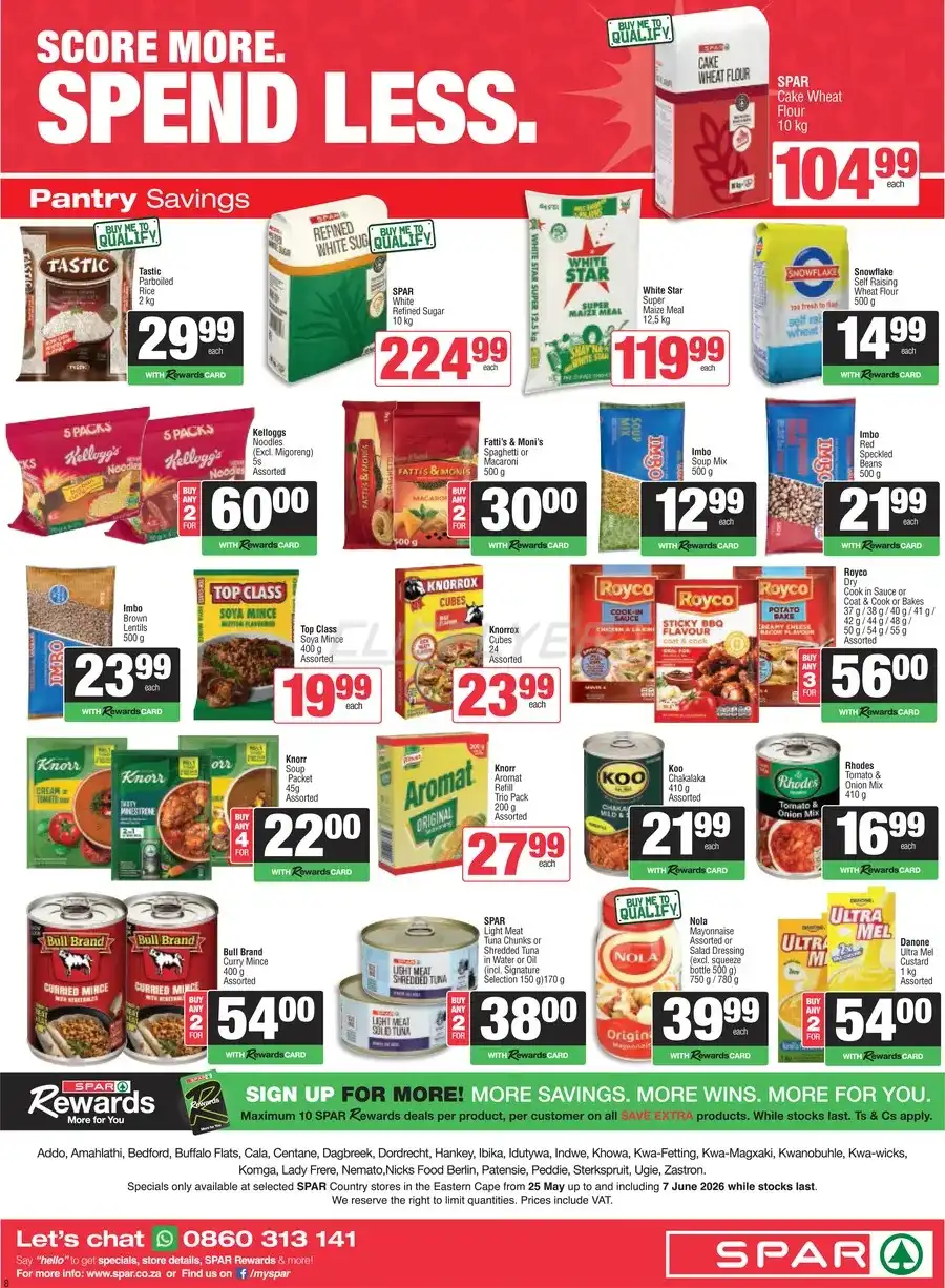 Spar Catalogue