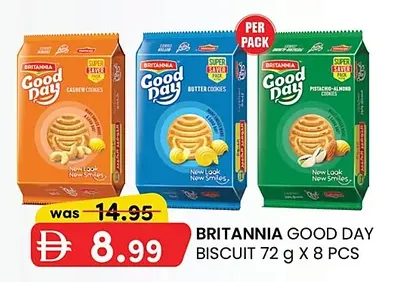 KM tradingBritannia Good Day Non Choco Biscuits/Cookies Offers