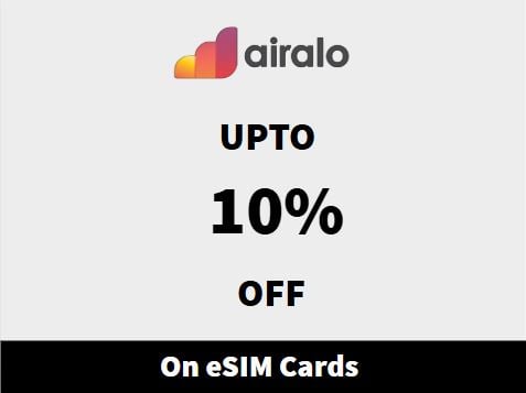 Airalo Discount Code On eSIM Cards